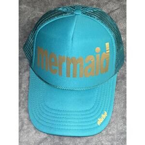 Neighborhood Laguna Teal Mermaid Trucker Hat ~ nbrhd